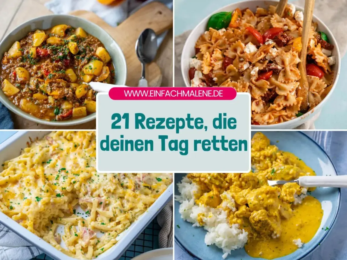 Was koche ich heute? Hauptgerichte, die schnell gelingen