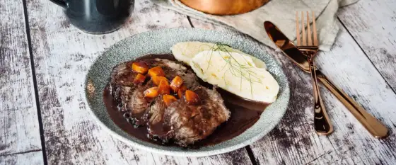 Sauerbraten aus dem Ofen - so wird er zart und aromatisch